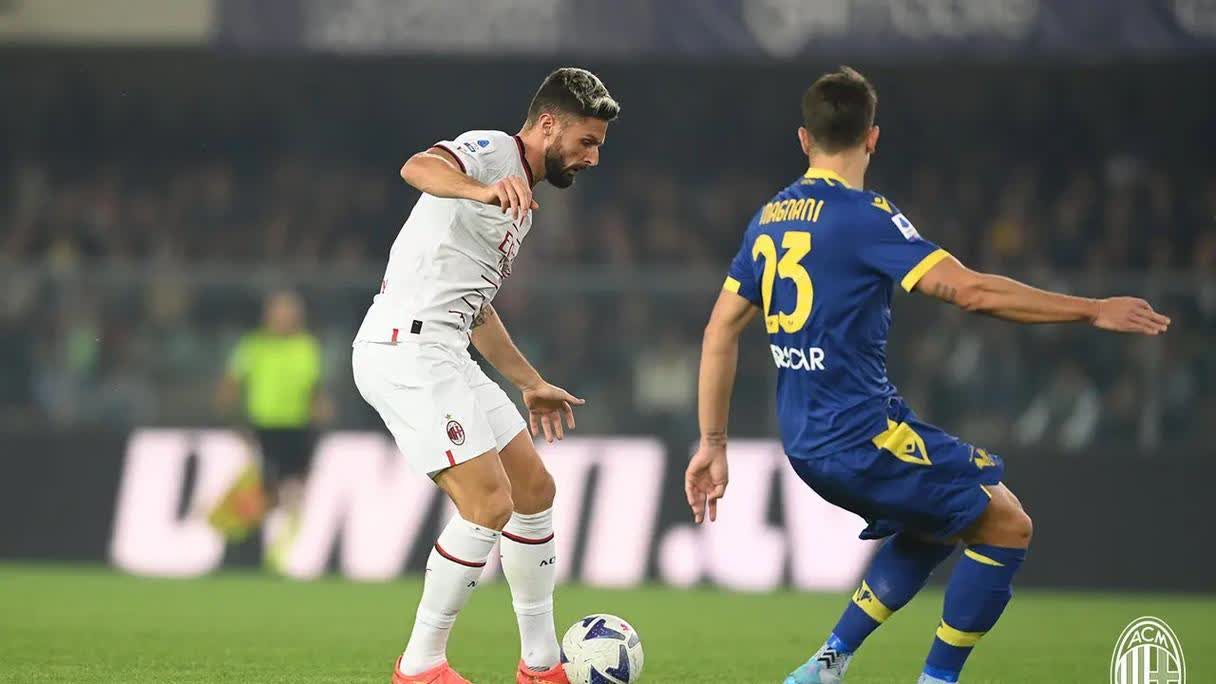 意甲比赛惨烈，AC米兰力克对手